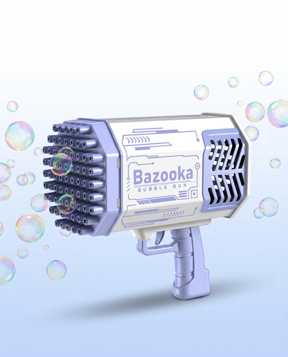 Bazooka pištolj — studijski prikaz sa balončićima