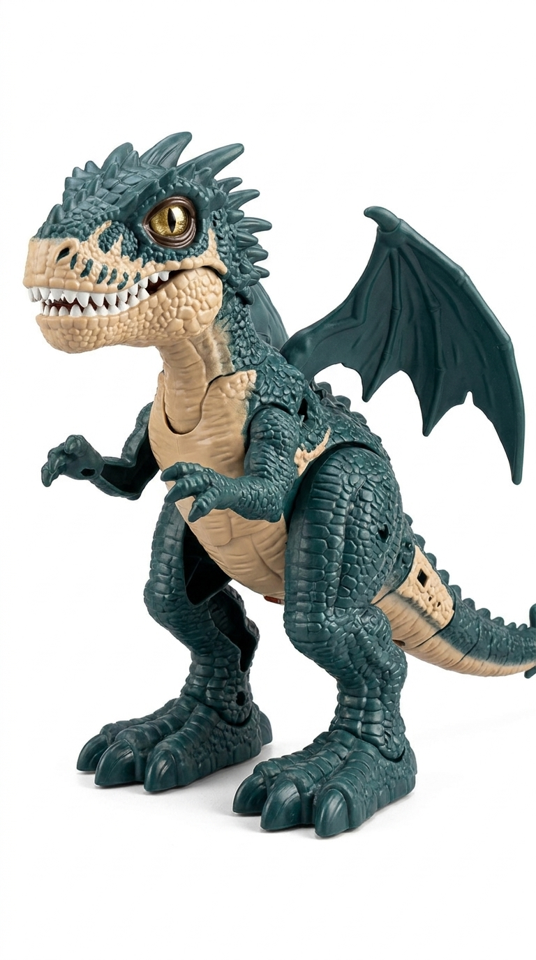 Električni dinosaurus zmaj — 3/4 levi ugao