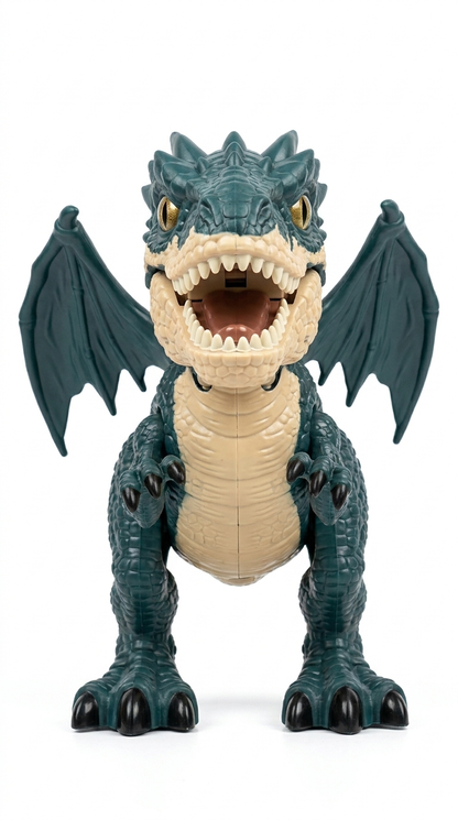 Električni dinosaurus zmaj — prednji prikaz
