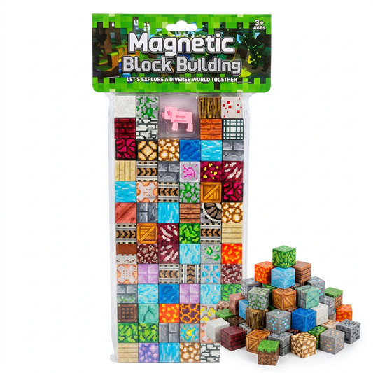 Magnetne Minecraft Kocke — sa kockicama